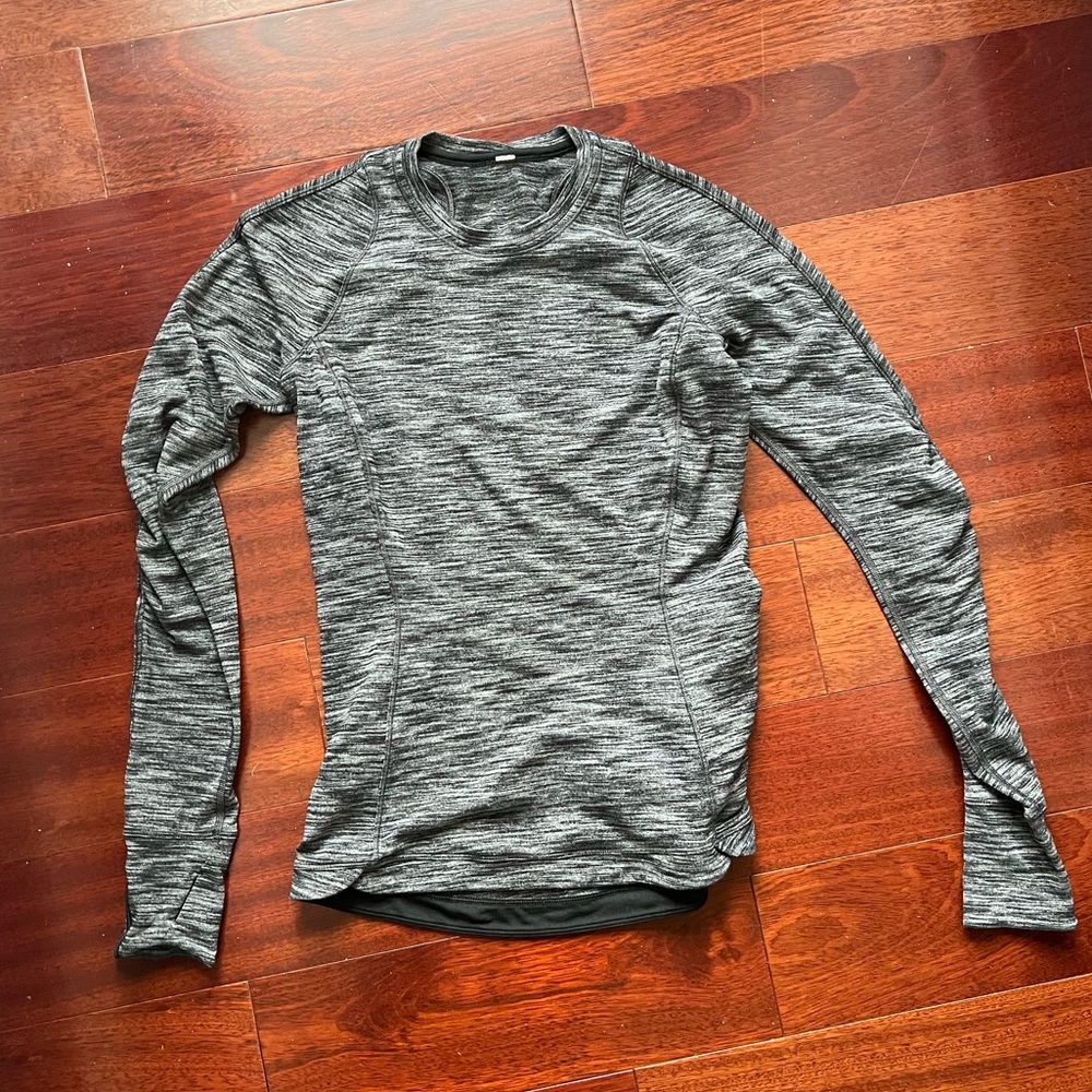 Dark gray Lululemon long sleeve size 6